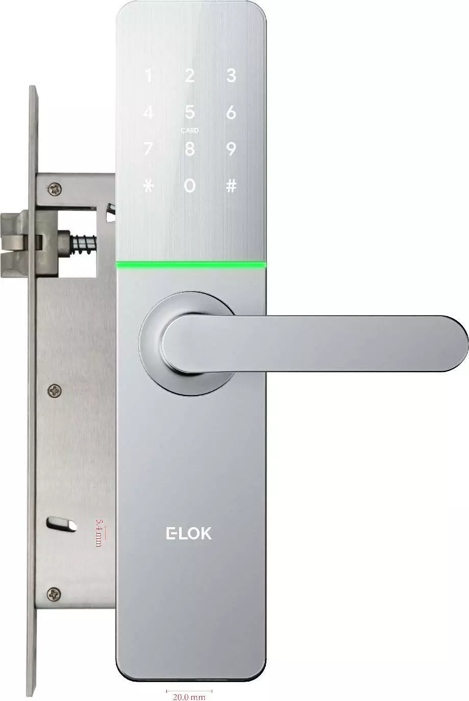 10 Series Smart Lockset - 60mm Backset - SLV