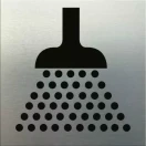 Adhesive Shower Symbol Sign 110 x 110 SSS