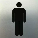 Adhesive Male Symbol Sign 110 x 110 SSS