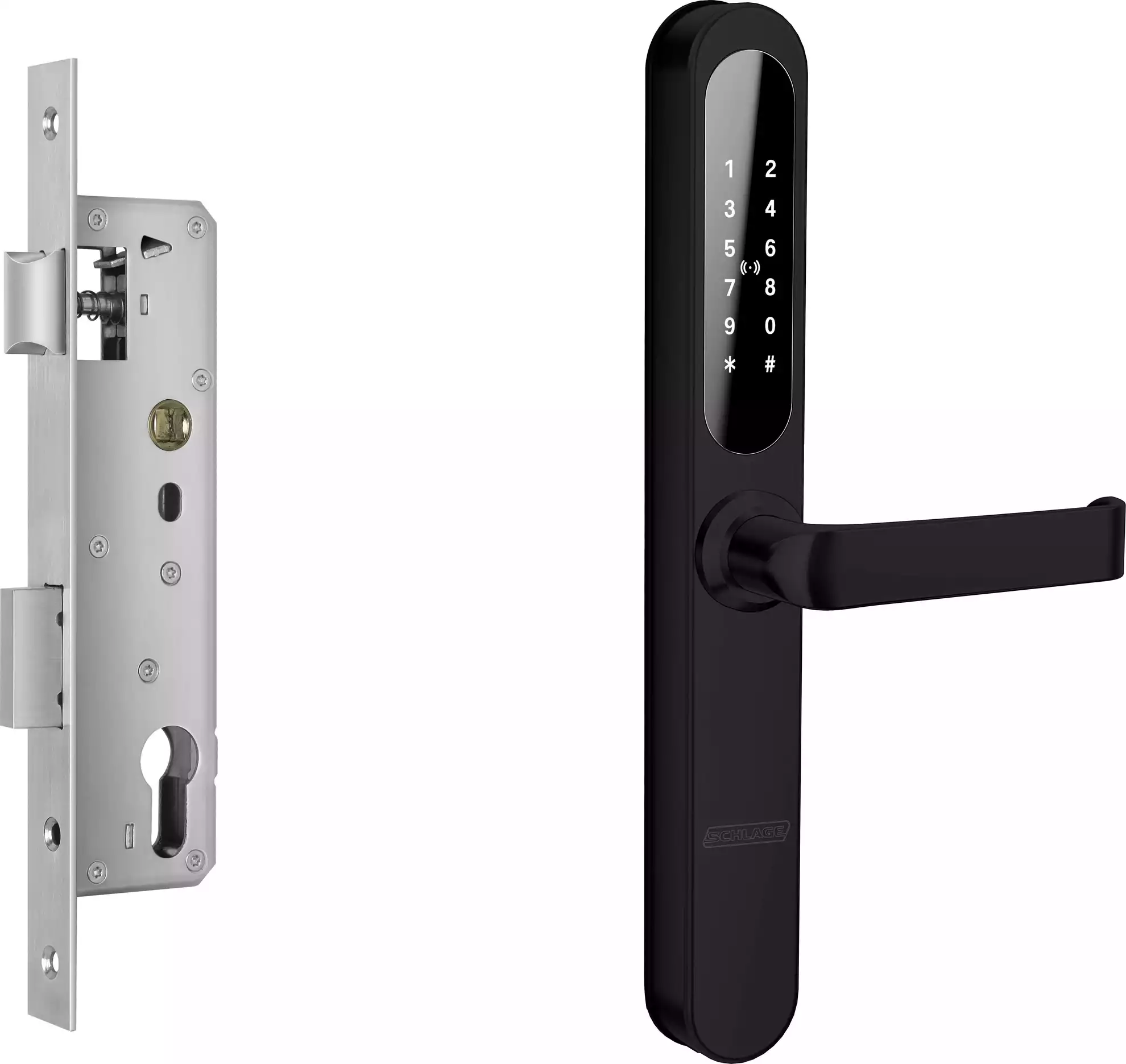 Artus Smart Lock w/ 30mm Mortice Lock - BLK
