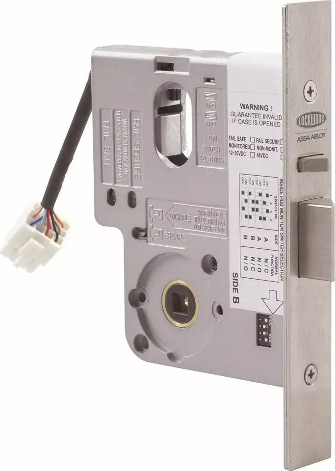 Electric Mortice Lock 12-24VDC 60mm (Monitored No cyl) - SC Electric Mortice Lock 12-24VDC 60mm (Monitored No cyl) - SC