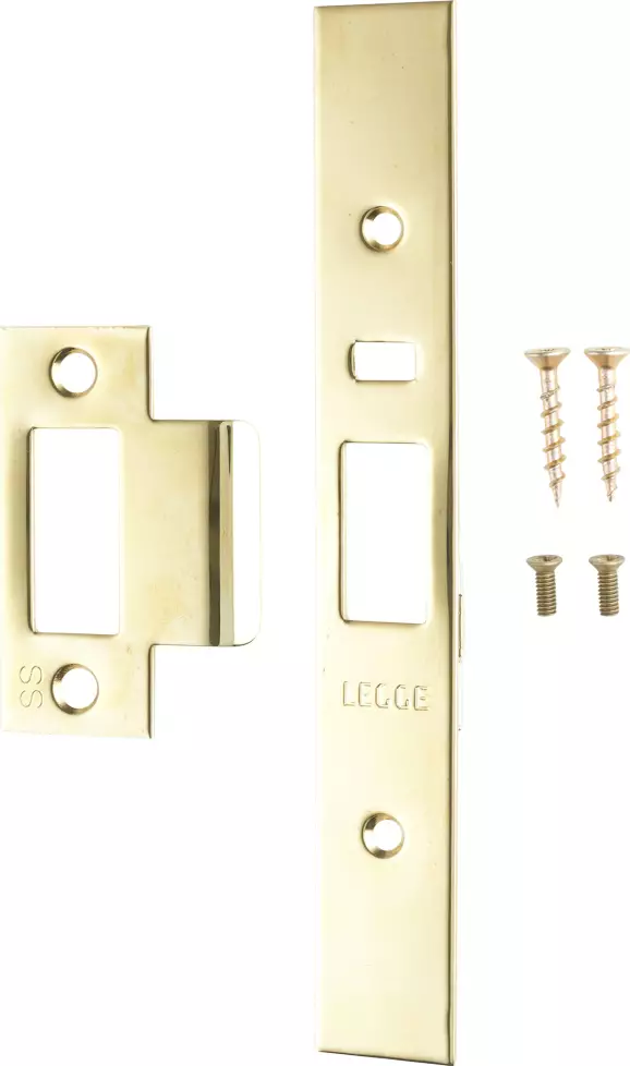 990 Outer Forend Plate, Strike & Screws - PB