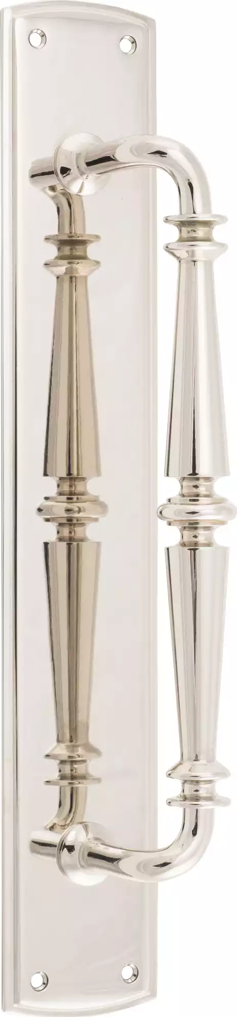 Sarlat on Backplate - Solid Brass - Single Pull Handle - 382 x 65mm - PN