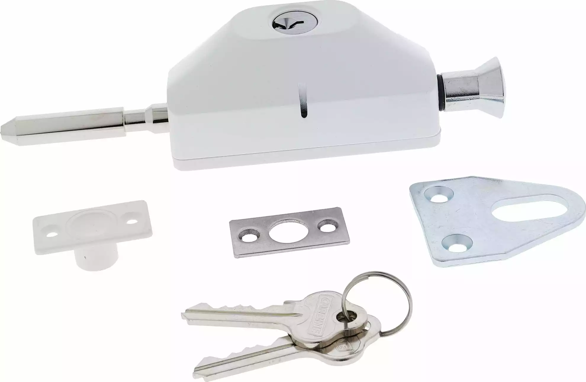 Heavy Duty Patio Bolt - White