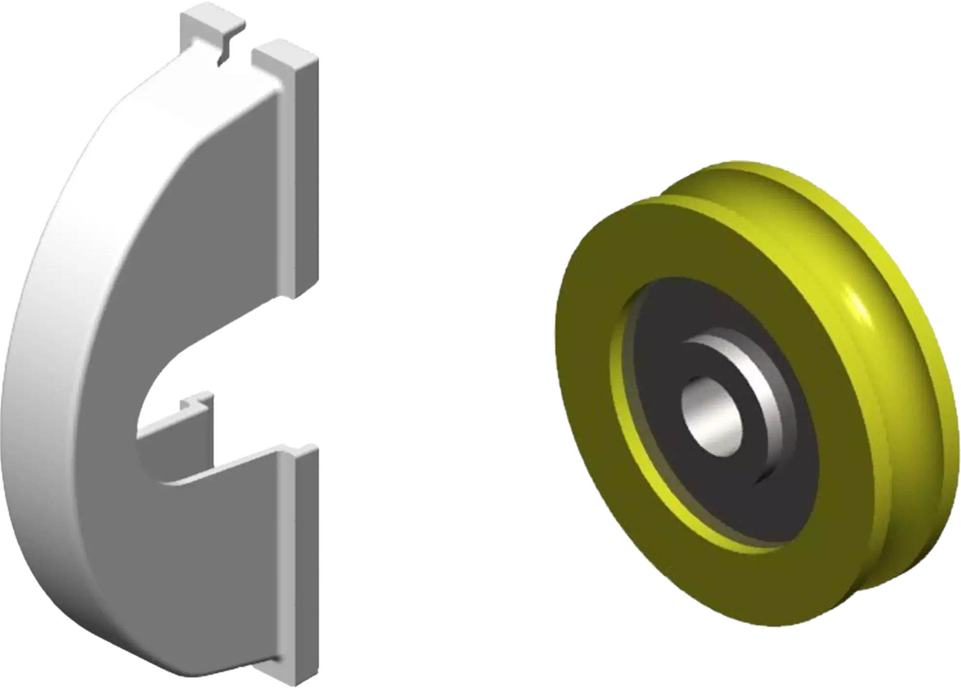 Wheel & Cover to suit 7714 Sliding Door Closer Wheel & Cover to suit 7714 Sliding Door Closer