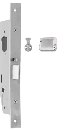 23mm Nightlatch Set - inc Lock + Cyl/Cam - SC