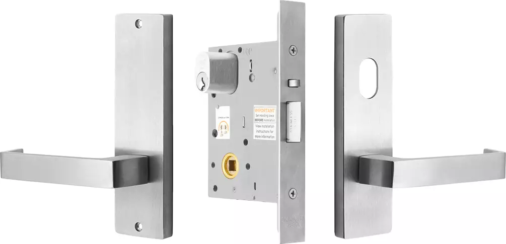 87 Lever on Plate - Storeroom Lock Kit - Std Cyl - SC