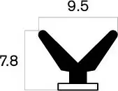 9106 COEX Santoprene Backing Seal - 400m 9106 COEX Santoprene Backing Seal - 400m