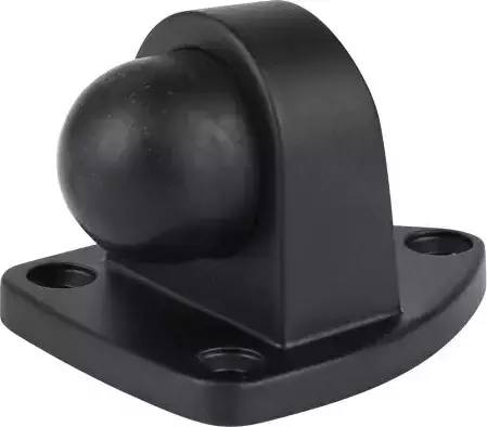 Triangle Floor Mount Door Stop - BLK