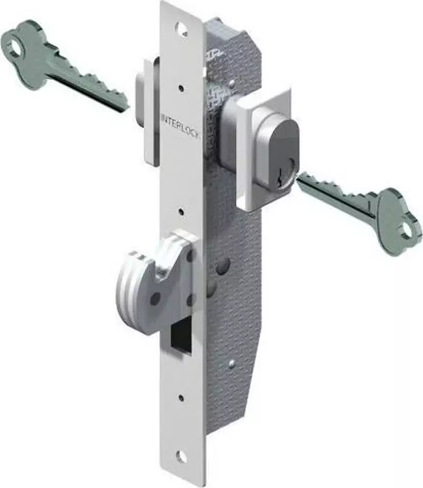 Clutha S/Door Lock (Key/Key) (Strike not incl - SCL10362)