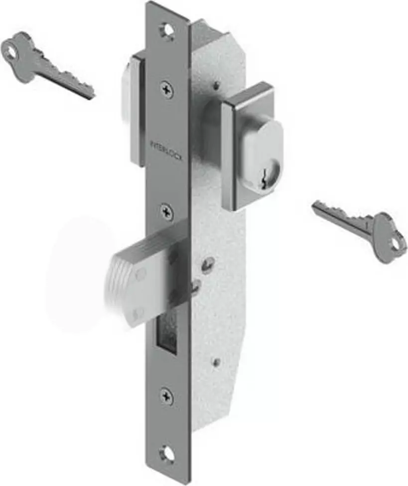 Clutha Lock (Key/Key) 36mm Bolt (Strike not incl - SCL10362)