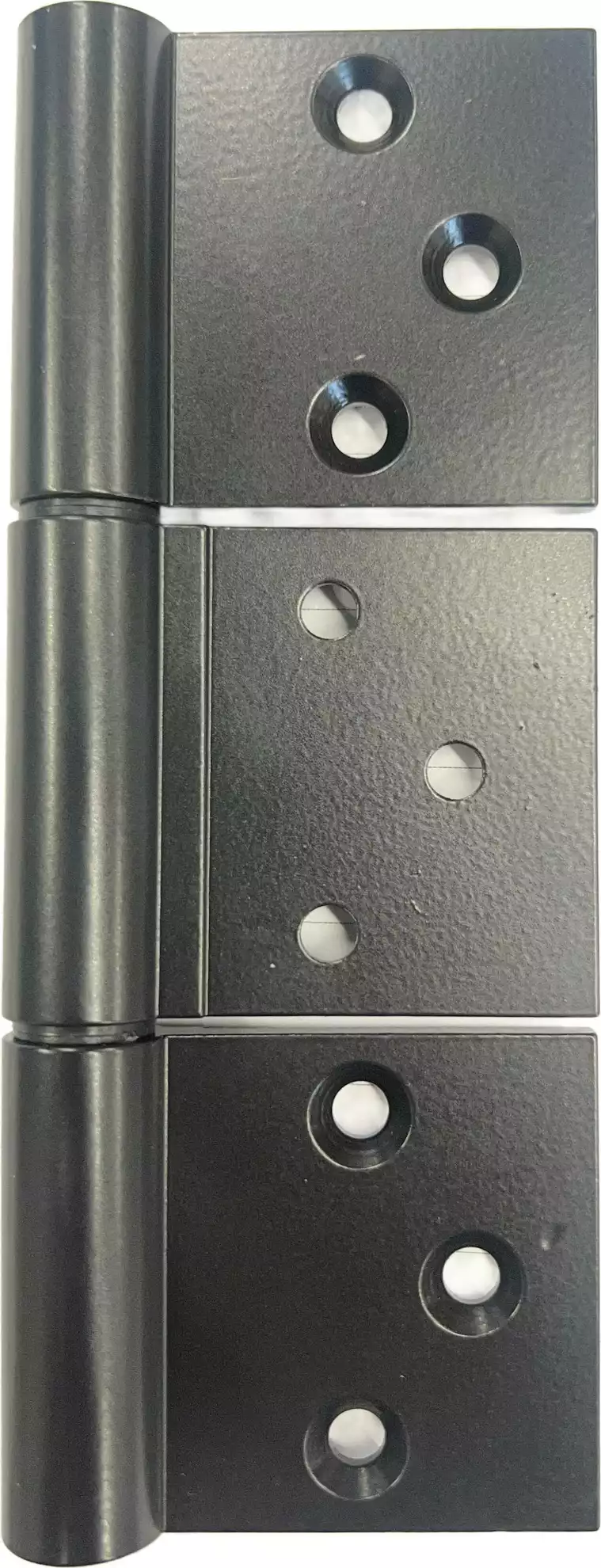 146 x 58mm 3 Leaf Centre Pivot Hinge - BLK