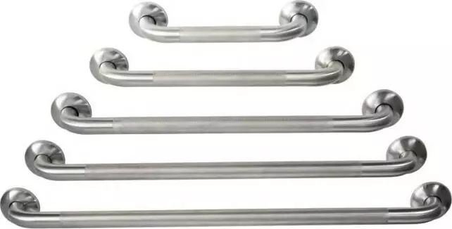 Straight Knurled Grab Rail 300 - 900mm - SS 304 Straight Knurled Grab Rail 300 - 900mm - SS 304