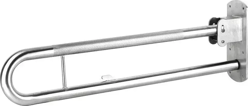 800mm Fold Down Rail with Toilet Roll Holder 800mm Fold Down Rail with Toilet Roll Holder