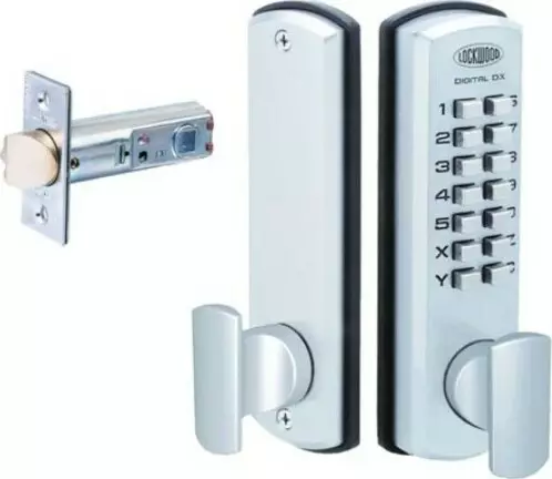DX Digital Lock Set /w 530 Latch - SC DX Digital Lock Set /w 530 Latch - SC