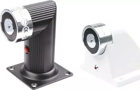 Floor Mount - Fire Door Holdback - 12-24VDC - 23kg Hold Floor Mount - Fire Door Holdback - 12-24VDC - 23kg Hold