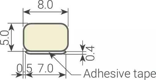 Q-Lon Gap seal - White Q-Lon Gap seal - White
