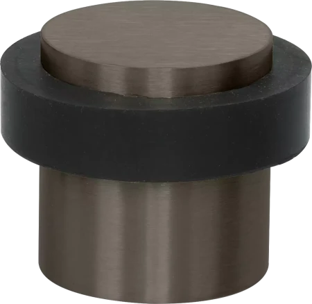 MN 207 38 x 40mm Round 2P F/Mount Door Stop - SG
