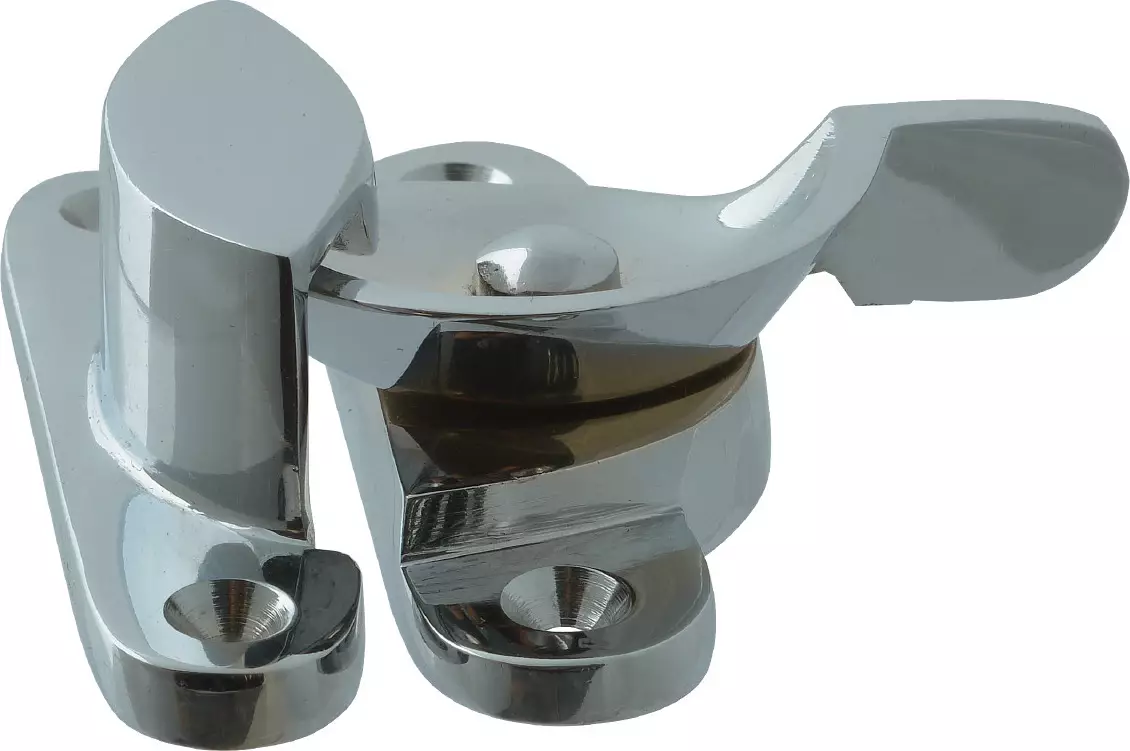 MN Solid Brass Sash Fastener - CP