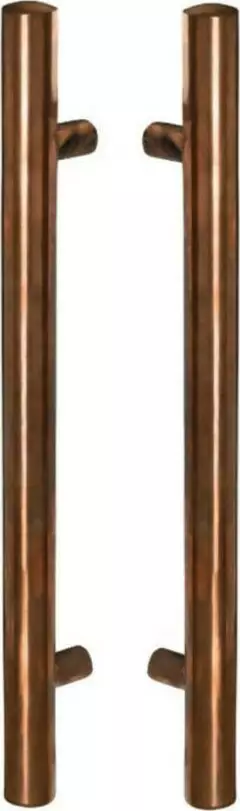 MN Copper B2B Round Entrance Handle Set - 600mm MN Copper B2B Round Entrance Handle Set - 600mm