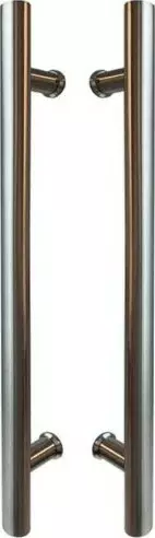 M3 316SS B2B Round Pull Handle Set 600mm - SS