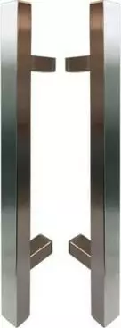 M3 316SS B2B Square Pull Handle Set 450mm - SS