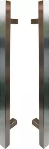 M3 316SS B2B Square Pull Handle Set 600mm - SS