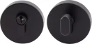 S Range Round Deadbolt 60/70mm Backset - BLK