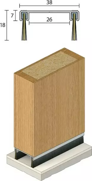 RP129F Door Seal 13mm Twin Brush/Fin CA RP129F Door Seal 13mm Twin Brush/Fin CA