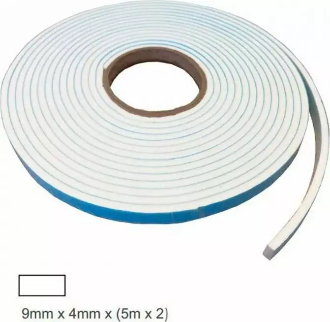 SF20 Weather Strip Roll Twin Pack 9 x 5 x 10m PVC - WH SF20 Weather Strip Roll Twin Pack 9 x 5 x 10m PVC - WH