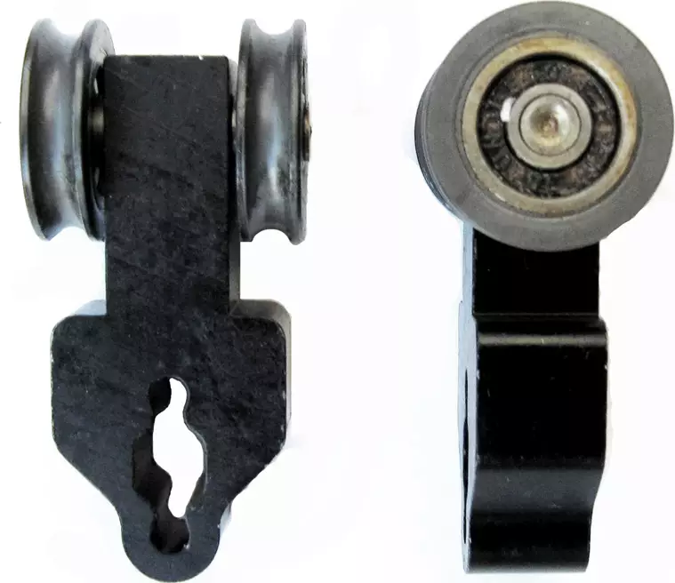 Euroslider Trailing Stile Roller - Pocket Glazed Euroslider Trailing Stile Roller - Pocket Glazed