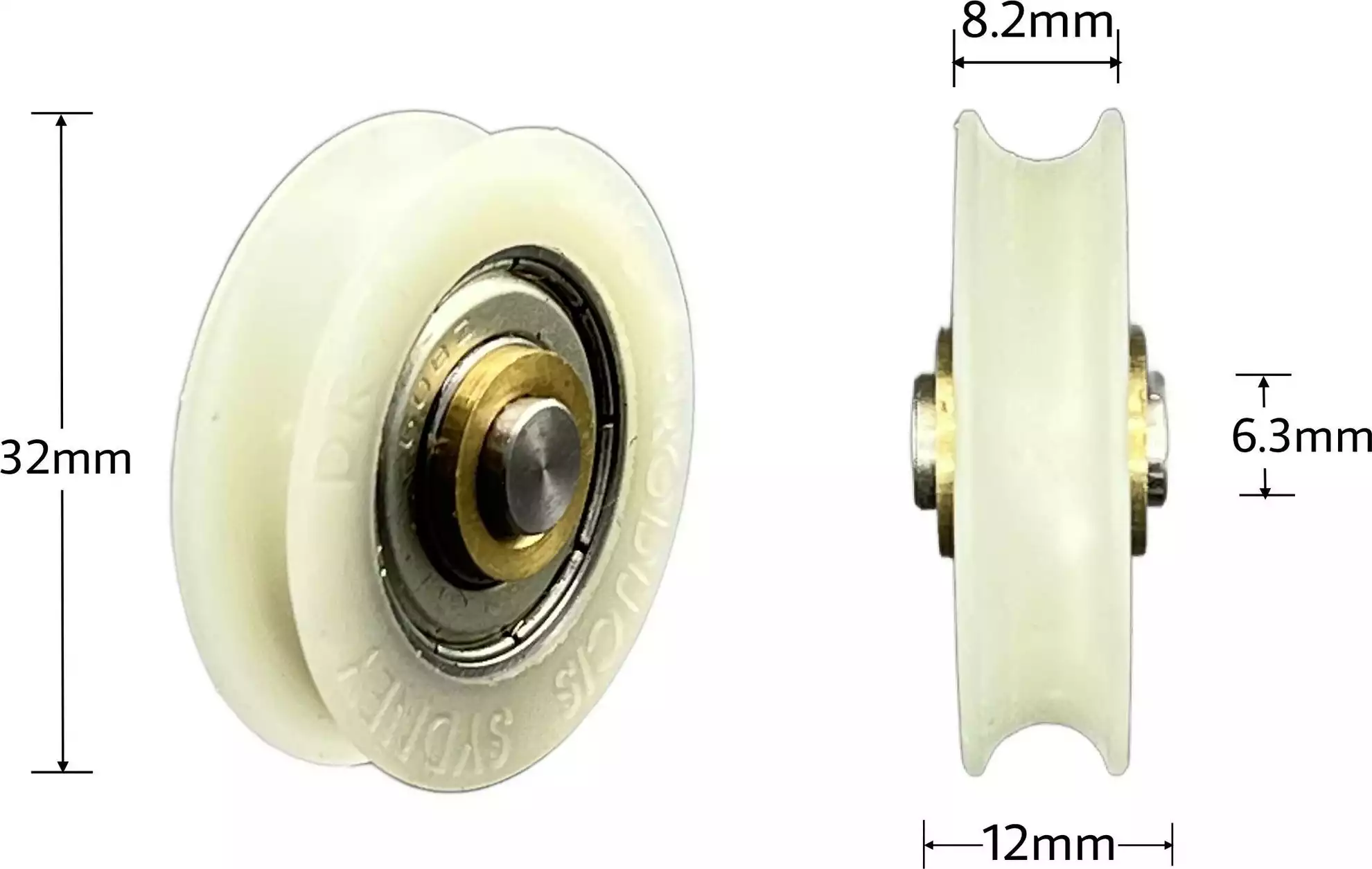 32mm Wheel with 12 x 6.3mm Fixed Axle 32mm Wheel with 12 x 6.3mm Fixed Axle