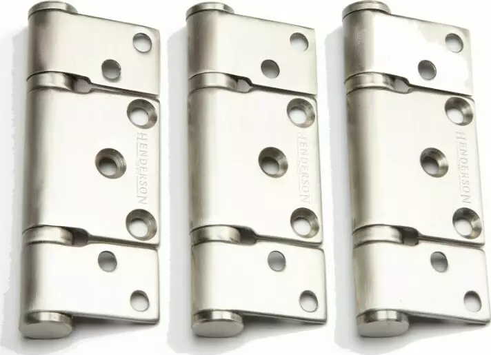 Securefold Offset Inward Opening Hinge Set - SS Securefold Offset Inward Opening Hinge Set - SS