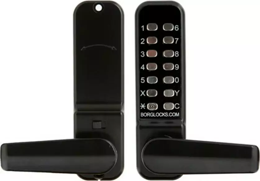 4401 Marine Grade Lever Handle Easi-Change Digital Lock - BLK 4401 Marine Grade Lever Handle Easi-Change Digital Lock - BLK